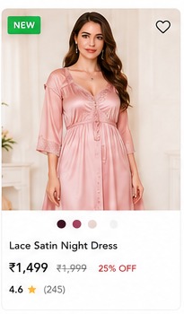 Luxury nightwear