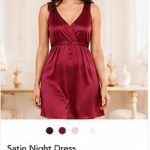 Satin Night Dress