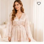 Satin Robe & Nighty Set