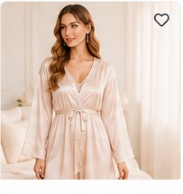 Satin Robe & Nighty Set