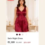 Satin Night Dress